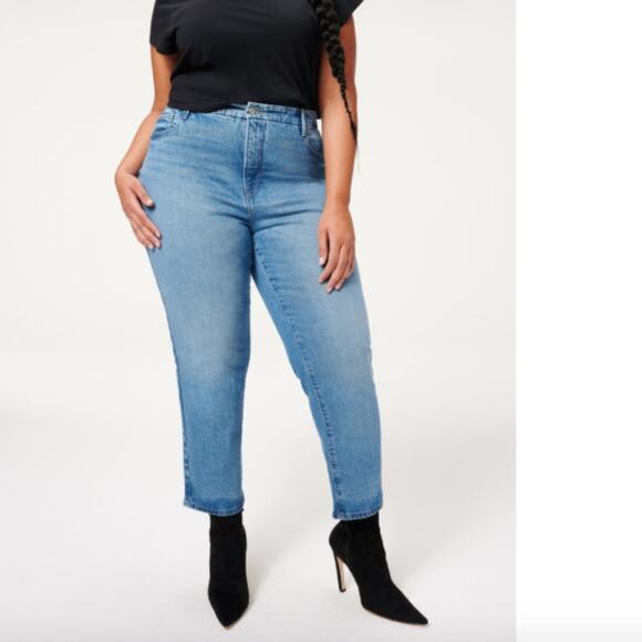 NWT Good American Good Vintage Jeans 15 in Blue942 - Picture 1 of 7